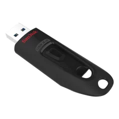   SanDisk Ultra, 256 GB, USB A típus, 3.2 Gen 1 (3.1 Gen 1), 100 MB/s, Tolattyú, Fekete
