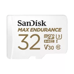   SanDisk Max Endurance, 32 GB, MicroSDHC, Class 10, UHS-I, 100 MB/s, 40 MB/s