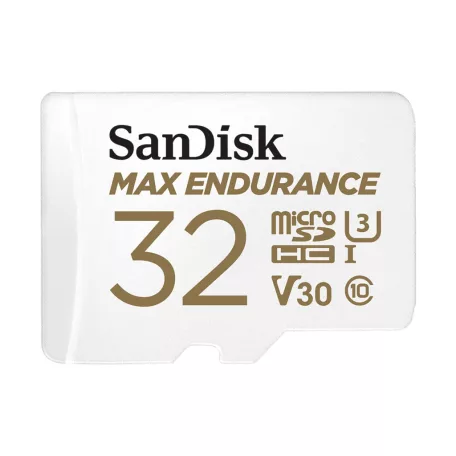 SanDisk Max Endurance, 32 GB, MicroSDHC, Class 10, UHS-I, 100 MB/s, 40 MB/s