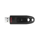 SanDisk Ultra, 512 GB, USB A típus, 3.2 Gen 1 (3.1 Gen 1), 100 MB/s, Tolattyú, Fekete