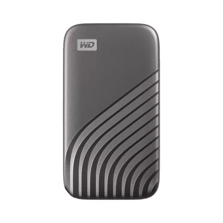 Western Digital My Passport, 1 TB, USB C-típus, 3.2 Gen 2 (3.1 Gen 2), 1050 MB/s, Jelszavas védelem, Szürke