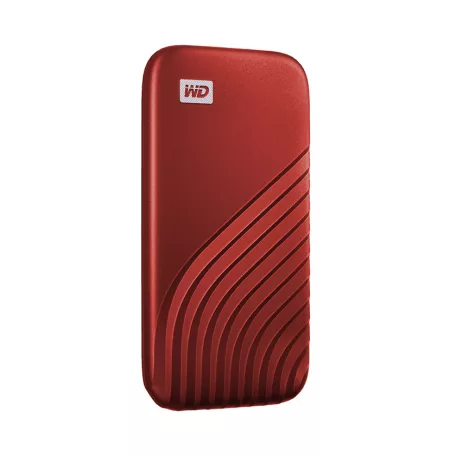 Western Digital My Passport, 1 TB, USB C-típus, 3.2 Gen 2 (3.1 Gen 2), 1050 MB/s, Jelszavas védelem, Vörös