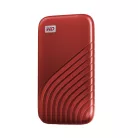 Western Digital My Passport, 1 TB, USB C-típus, 3.2 Gen 2 (3.1 Gen 2), 1050 MB/s, Jelszavas védelem, Vörös