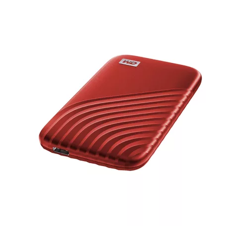 Western Digital My Passport, 1 TB, USB C-típus, 3.2 Gen 2 (3.1 Gen 2), 1050 MB/s, Jelszavas védelem, Vörös