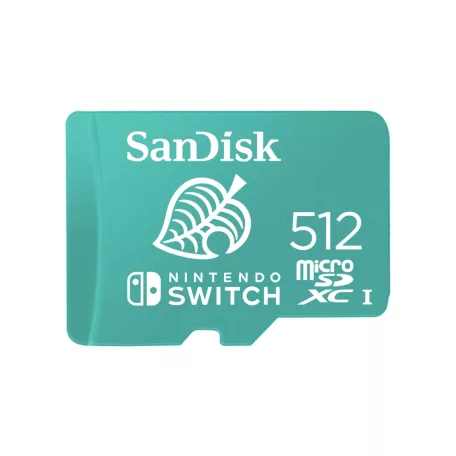 SanDisk SDSQXAO-512G-GNCZN, 512 GB, MicroSDXC, UHS-I, 100 MB/s, 90 MB/s, Zöld