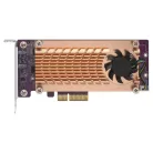QNAP QM2-2S-220A, PCIe, M.2, PCIe 2.0, Arany, M.2 22110/2280