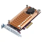 QNAP QM2-2S-220A, PCIe, M.2, PCIe 2.0, Arany, M.2 22110/2280