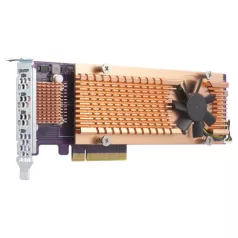   QNAP QM2-4P-384, PCIe, PCIe, PCIe 3.0, Aktív, 1 ventilátorok száma, 68,9 mm
