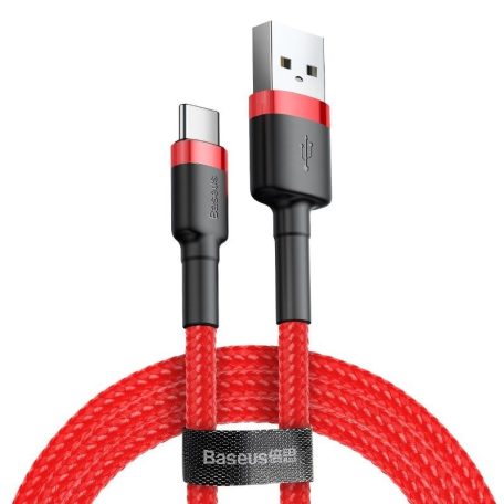 USB-USB-C kábel Baseus Cafule 2A 2m (piros)