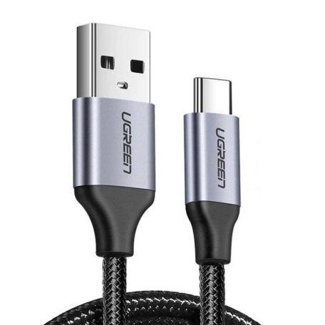 UGREEN USB - USB-C  kábel, QC 3.0, 0,25 m (fekete)