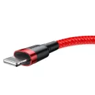 Baseus Cafule 2.4A Lightning USB-kábel 0.5m (piros)