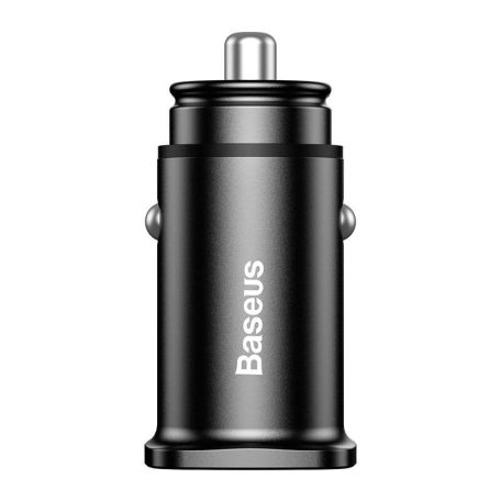 Baseus Square autós töltő 2xUSB QC3.0 5A 30W (fekete)