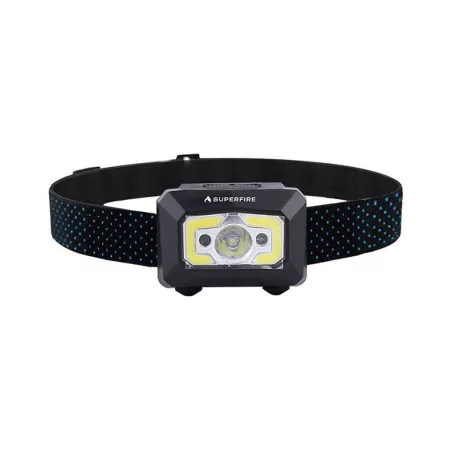Fejlámpa Superfire X30 – 340 lm, USB, 5 mód, 130 m