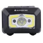 Fejlámpa Superfire X30 – 340 lm, USB, 5 mód, 130 m