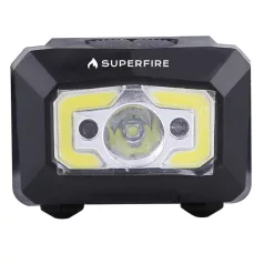 Fejlámpa Superfire X30 – 340 lm, USB, 5 mód, 130 m