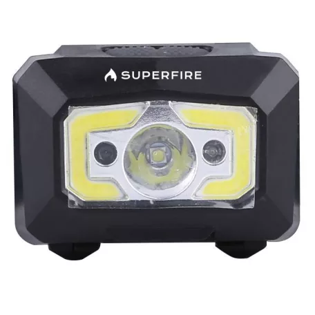 Fejlámpa Superfire X30 – 340 lm, USB, 5 mód, 130 m