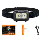 Fejlámpa Superfire X30 – 340 lm, USB, 5 mód, 130 m