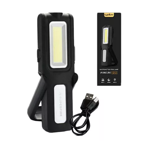 Superfire G12 műhelylámpa, 566lm, USB