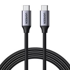 UGREEN USB-C–USB-C 3.1 PD kábel, 60 W, 1,5 m  (fekete)