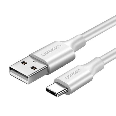 UGREEN USB és USB-C QC3.0 kábel, 0,25 m (fehér)