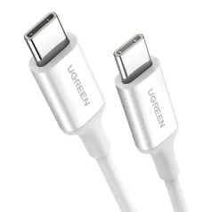 UGREEN USB-C–USB-C kábel, 1 m (fehér)