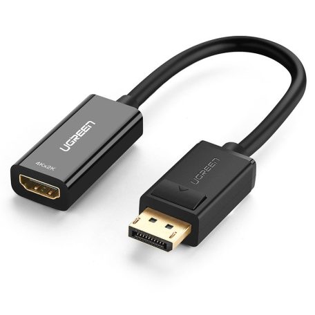 UGREEN MM137 DisplayPort - HDMI Adapter kábel, 4K (fekete)