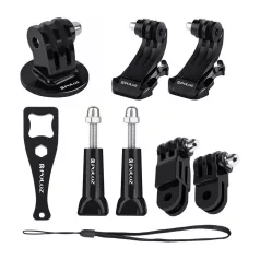   Puluz 20 darabos tartozékkészlet sportkamerákhoz (beleértve az Osmo Action 5 Pro-t, Insta360 Ace Pro 2-t) PKT18