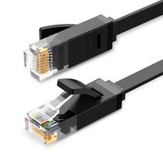 UGREEN Ethernet RJ45 lapos kábel, Cat.6, UTP, 8m (fekete)