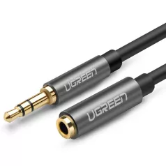   UGREEN AUX audio hosszabbító kábel 3,5 mm-es jack kábel, 3 m (fekete)