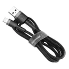 Baseus Cafule 2.4A Lightning USB-kábel 0.5m (szürke-fekete)