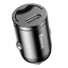 Baseus Tiny Star USB-C mini autós töltő, QC 4.0+, PD, 30 W (szürke)