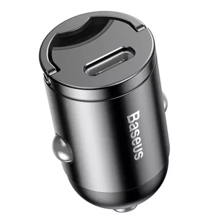 Baseus Tiny Star USB-C mini autós töltő, QC 4.0+, PD, 30 W (szürke)