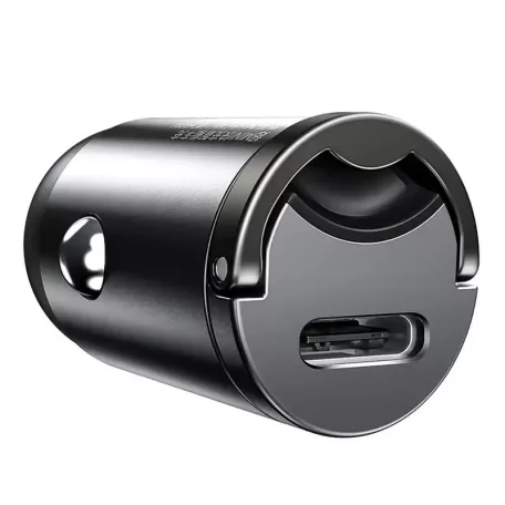 Baseus Tiny Star USB-C mini autós töltő, QC 4.0+, PD, 30 W (szürke)
