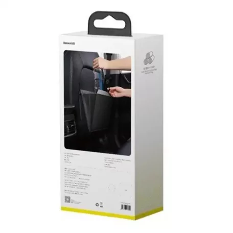 Baseus mágneses autós táska, bőr (fekete)