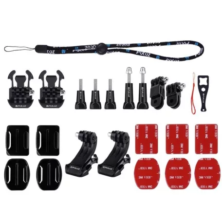 Tartozékok Puluz Ultimate Combo Kits sportkamerákhoz (beleértve az Osmo Action 5 Pro, Ace Pro 2) 43 az 1-ben
