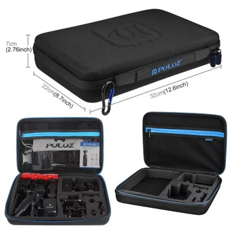 Tartozékok Puluz Ultimate Combo Kits sportkamerákhoz (beleértve az Osmo Action 5 Pro, Ace Pro 2) 43 az 1-ben