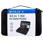 Tartozékok Puluz Ultimate Combo Kits sportkamerákhoz (beleértve az Osmo Action 5 Pro, Ace Pro 2) 43 az 1-ben