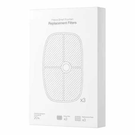 Csereszűrők a Petoneer Smart Pet Fountain szökőkúthoz (3 db)