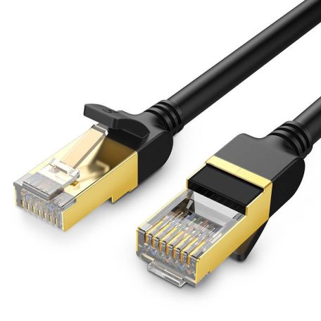 UGREEN NW107 Ethernet RJ45 kábel, Cat.7, STP, 2m (fekete)