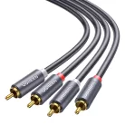 UGREEN AV104 2x RCA (Cinch) 2x RCA (Cinch) kábel, 2m (fekete)