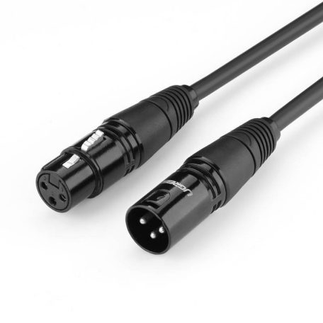 UGREEN AV130 XLR csatlakozós kábel XLR, 10m (fekete)