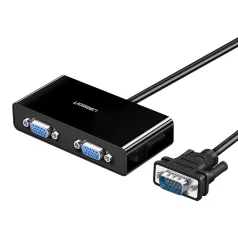 UGREEN 40254 VGA - 2x VGA videó elosztó, 1m (fekete)