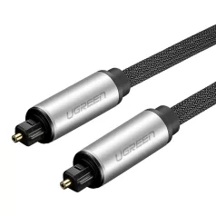   UGREEN AV108 Toslink audio optikai kábel, fonott alumínium, 1m (szürke)