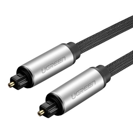 UGREEN AV108 Toslink audio optikai kábel, fonott alumínium, 1,5 m (szürke)