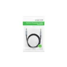 UGREEN AV122 3,5 mm-es AUX csatlakozó kábel, 2m (fekete)