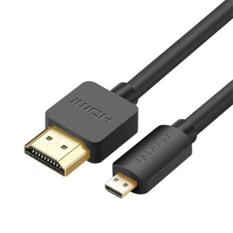 UGREEN HD127 micro HDMI - HDMI 4K 3D kábel, 1,5m  (fekete)