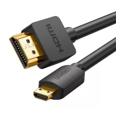 UGREEN HD127 Micro HDMI–HDMI kábel, 3 m (fekete)