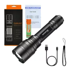 Zseblámpa Superfire C8-H – 1200 lm, USB, 250 m, 5 mód