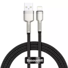 Baseus Cafule USB-Lightning kábel, 2,4A, 1 m (fekete)