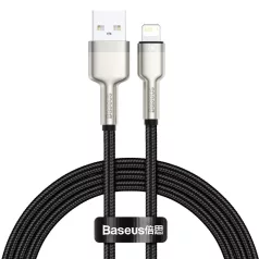Baseus Cafule USB-Lightning kábel, 2,4A, 1 m (fekete)